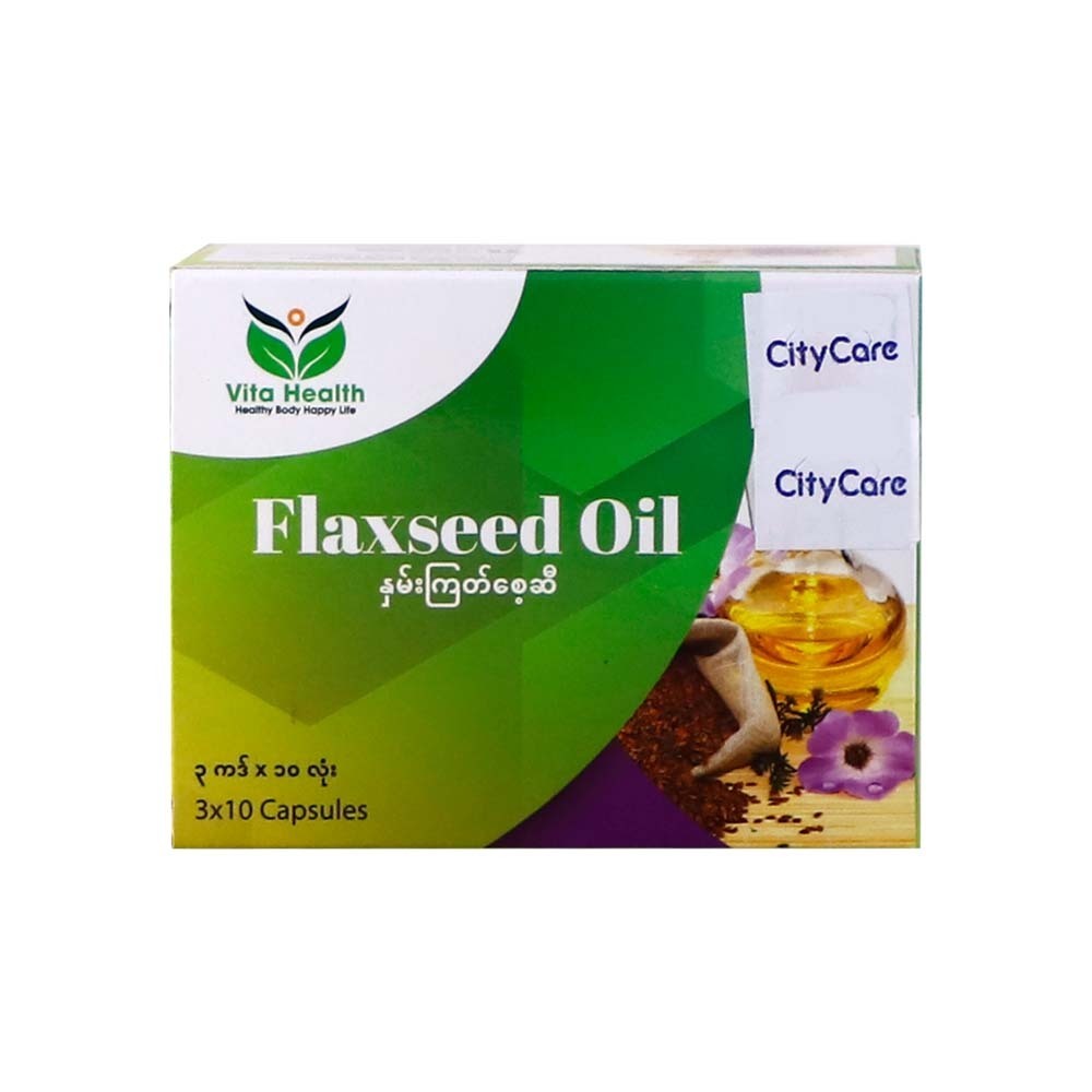Vita Health Flaxseed Oil 10Capsules x 3PCS