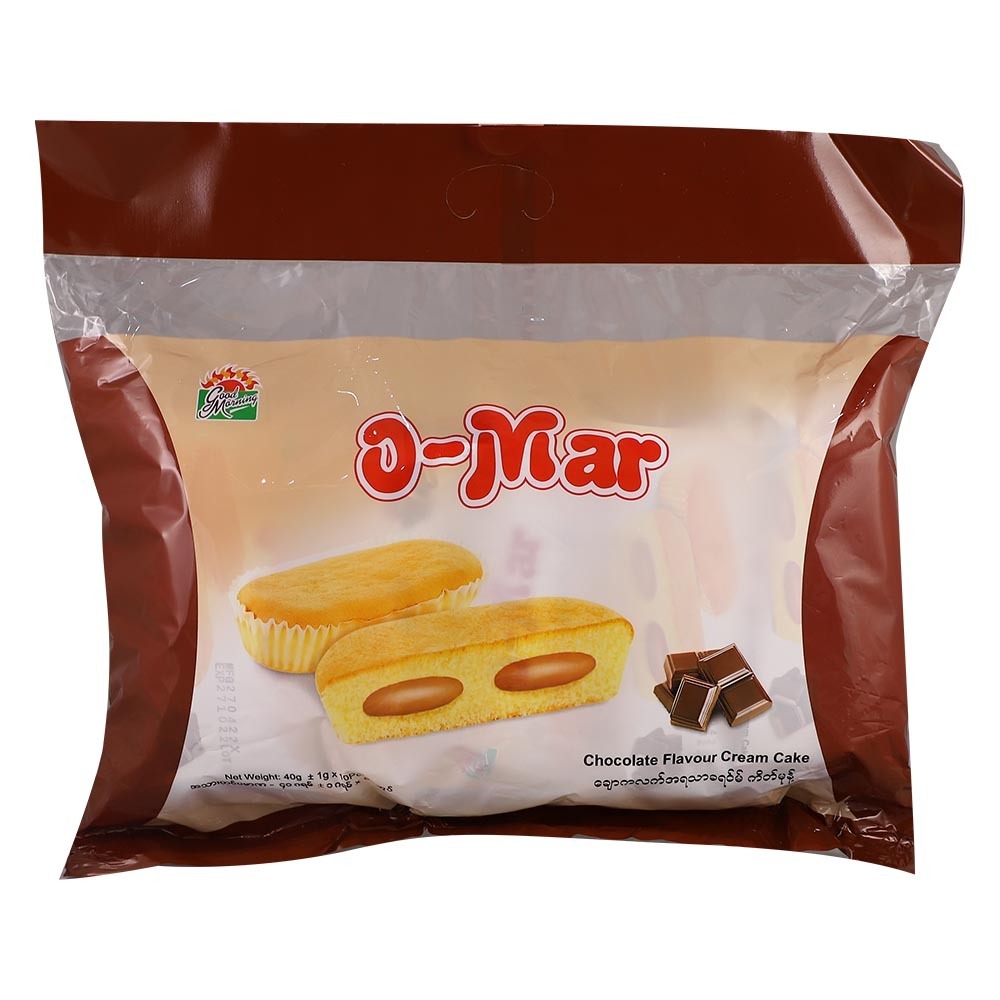 Good Morning O-Mar Cake Chocolate 10PCS 400G