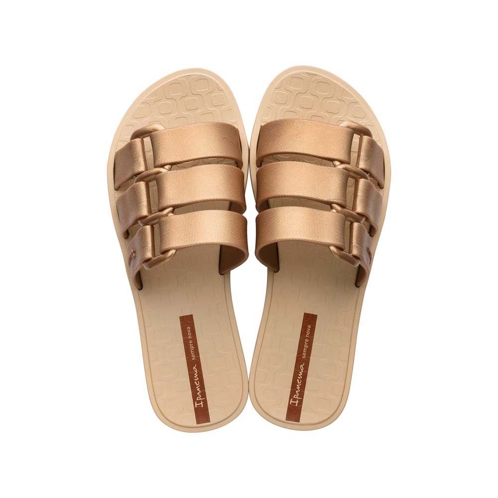 Ipanema Bold Fem Slide (No-5) Beige & Gold 1265192035205