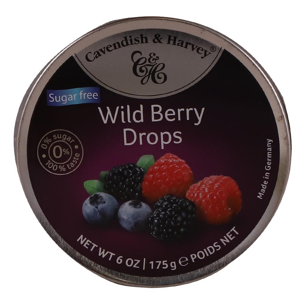 Cavendish & Harvey Candy Sugar Free Wild Berry175G