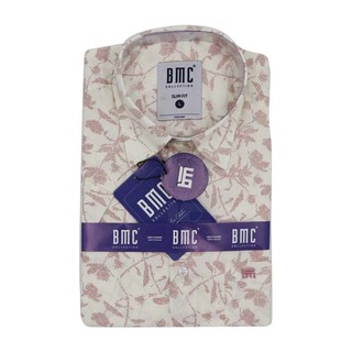 BMC Slimfit Shirts Short Sleeve 2310059 (Design-2) Large