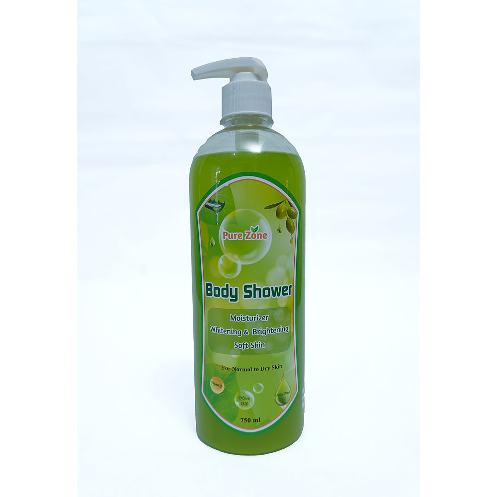 Pure Zone Body Shower Aloe Vera + Honey + Olive 750ML