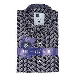 BMC Slimfit Shirts Short Sleeve 2310053 (Design-2) XL