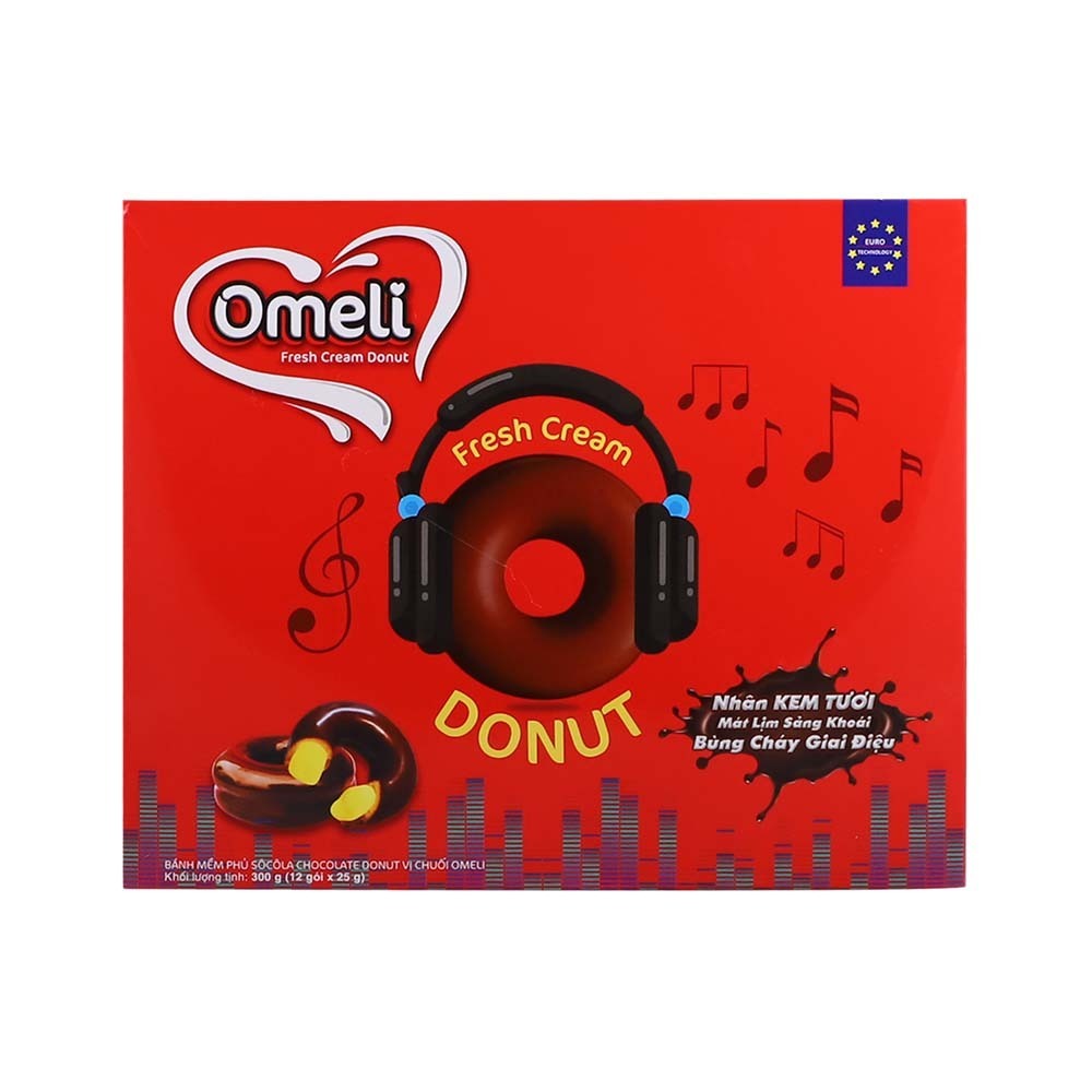 Omeli Chocolate Donut Banana Flavour 300G