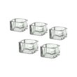 Ikea Glasig Tealight Holder, Clear Glass, 5x5CM 202.901.26