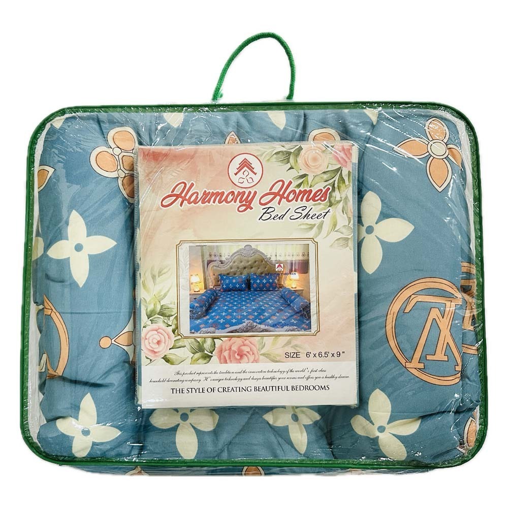 Harmony Homes Bed Sheet (Set) Double SE04 (HH Set-024)