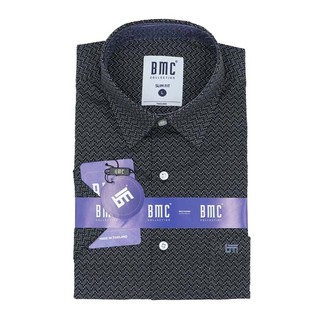 BMC Slimfit Shirts Short Sleeve 2320055 (Design-2) Medium