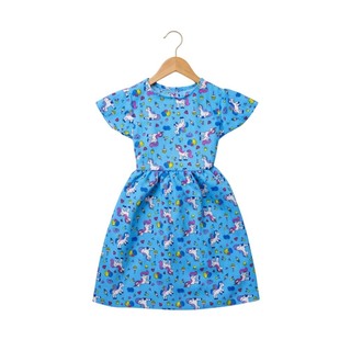 Khay May Flower Dress Red Large (3-5yrs)