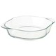 Ikea Följsam Oven Dish, Clear Glass, 24.5x24.5 CM  303.112.70