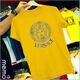 memo ygn Versace unisex Printing T-shirt DTF Quality sticker Printing-Yellow (Medium)