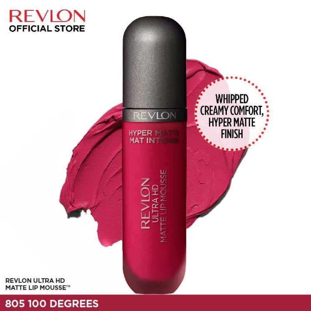 Revlon Ultra HD Matte Lip Mousse 5.9ML (805 100 Degrees)