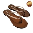 Sin Pauk Women Leather Slipper (Design-5,No-40) BGW-014