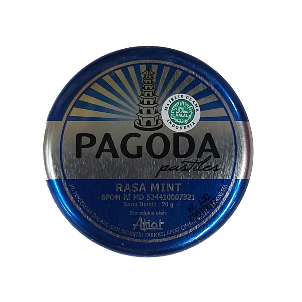 Pagoda Pastilles Lozenges Menthol 20G