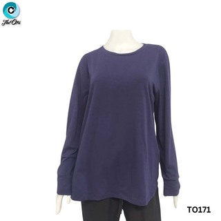 The Ori Women Long Sleeve Top Gray Large TO171