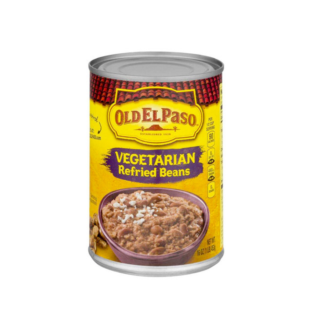 Old El Paso Refried Beans With  Vegetarian 453G