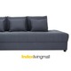 Winner ELBERT/P Fabric L-Shape Sofa/R#1501 Dark Gray