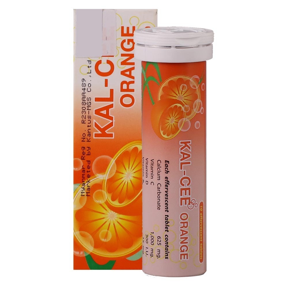 Kal-Cee Effervescent Orange 10Tablets