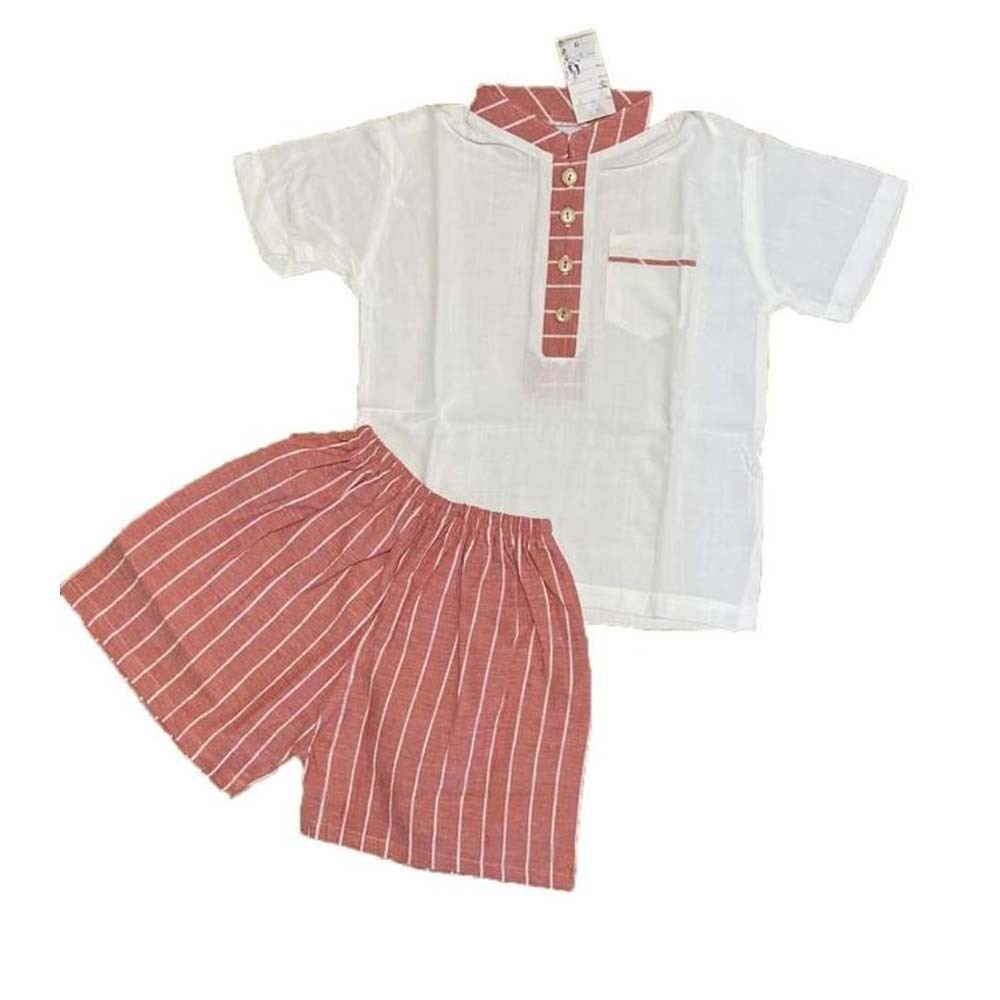 Lavender Boy Cotton Set Design 19 C001 Size-Medium