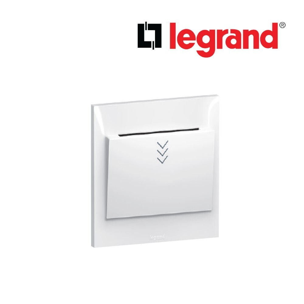 Legrand LG-1G KEY CARD SWITCH WH (617612) Switch and Socket (LG-16-617612)