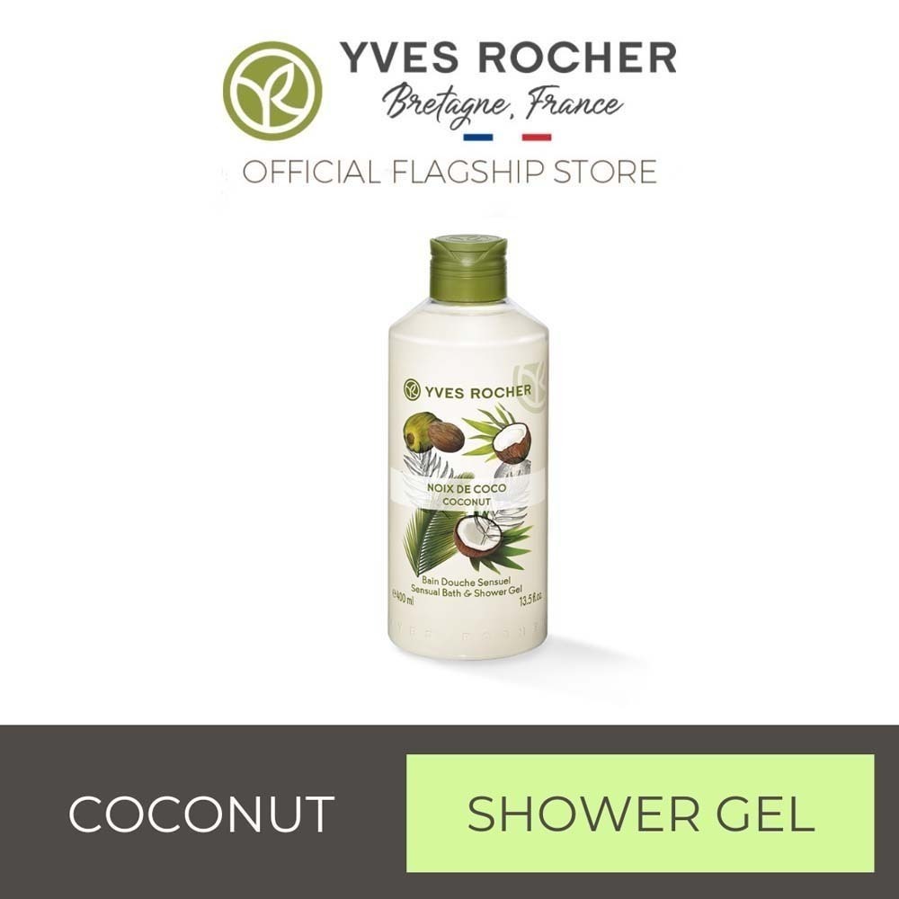 Yves Rocher Sensual Coconut Bath and Shower Gel 400ML  26571