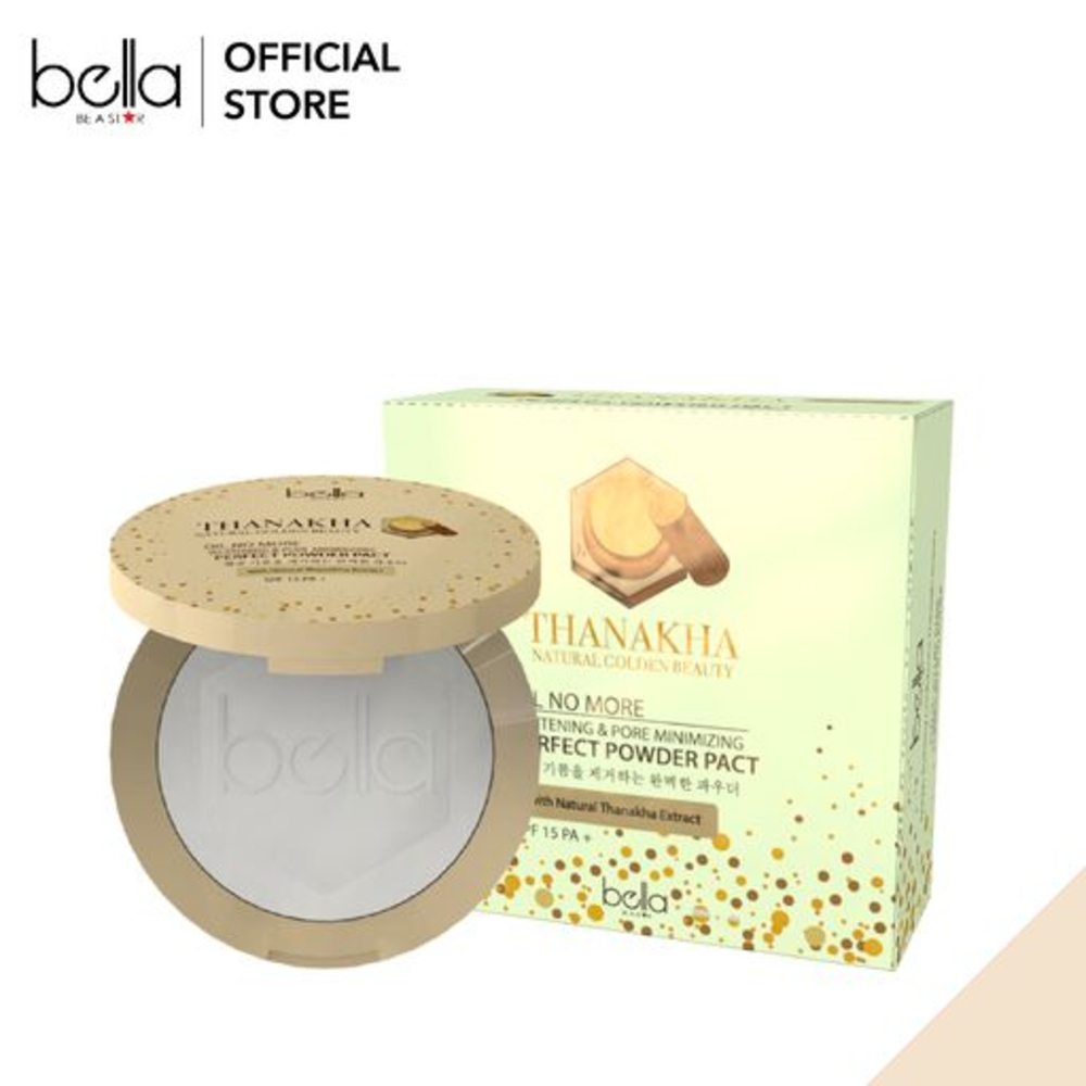 Bella Thanakha Oil No More Perfect Powder Pact 4.5G (00 Translucent)