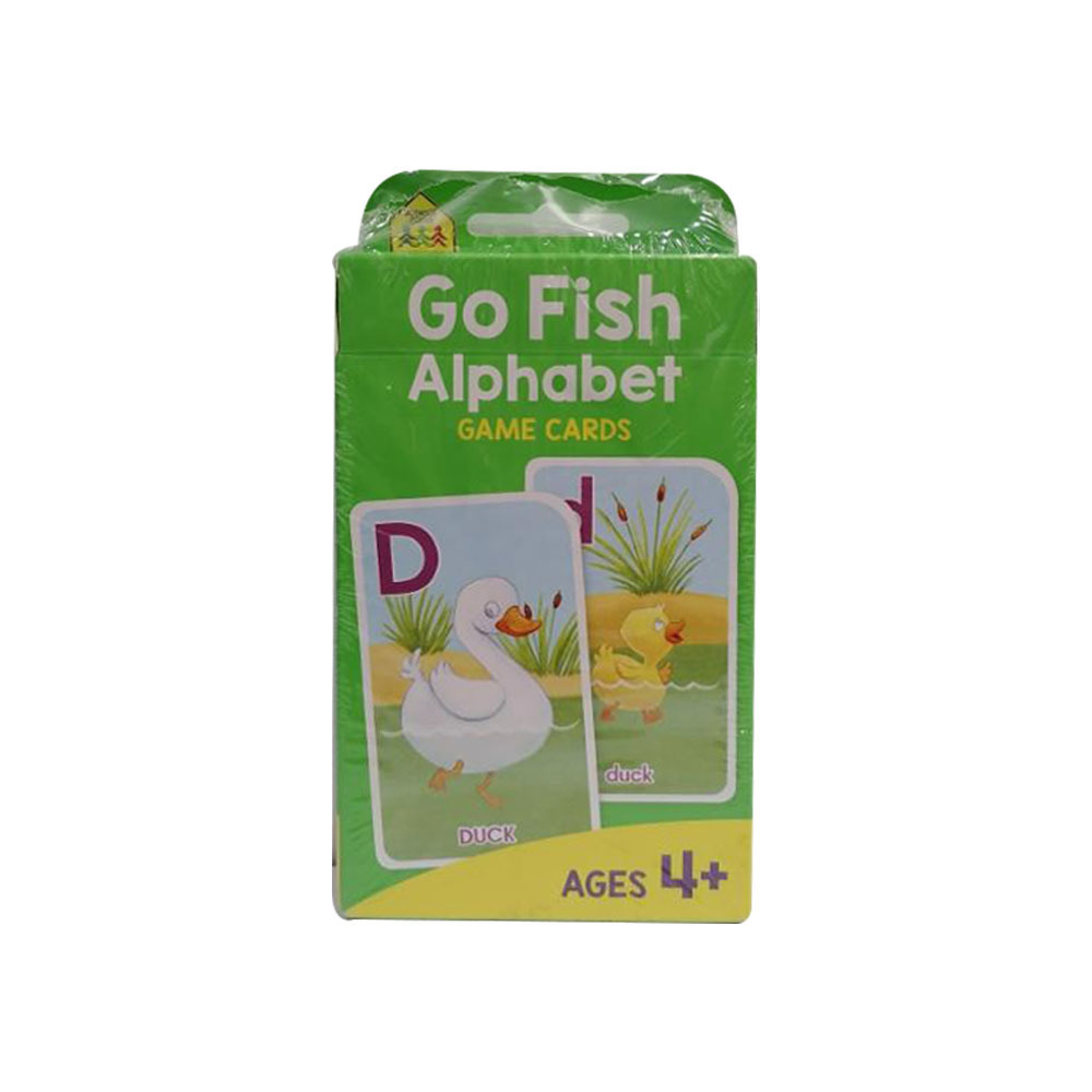 School Zone Go Fish Alphabet Game Cards