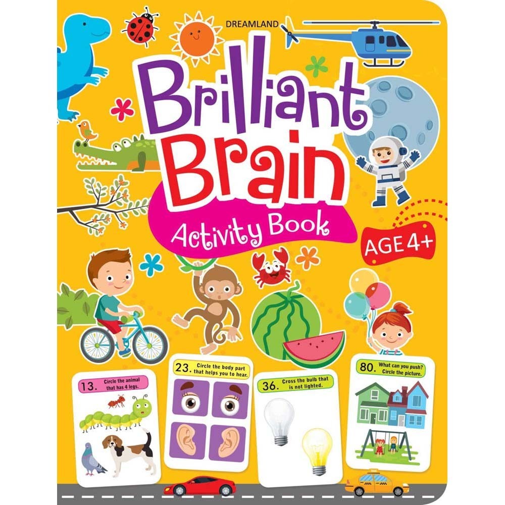 Brilliant Brain Activity Book (Age-4+)