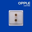 OPPLE OP-E06S6801-tv & sound box jion socket four Switch and Socket (OP-23-042)