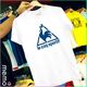 memo ygn Le coq sportif unisex Printing T-shirt DTF Quality sticker Printing-White (XL)