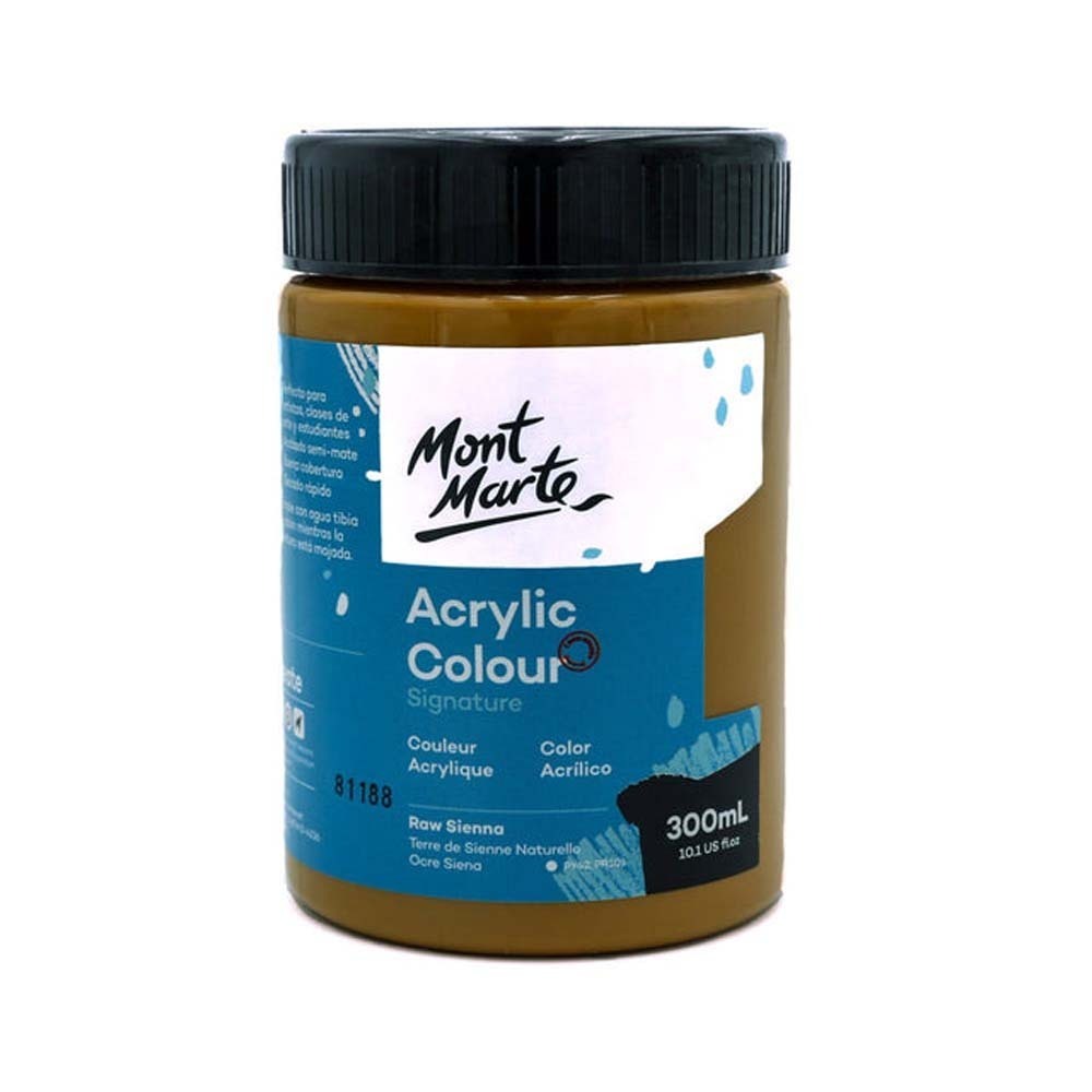 M.M. Acrylic Colour 300ML - Raw Sienna