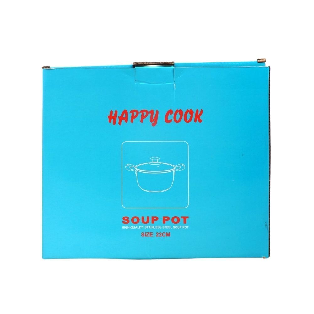 Happy Cook Saucepot Steel 22CM