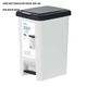 Hiro Rectangular Pedal Bin 10L HIN.RACN.R010 (200x272x351 MM)