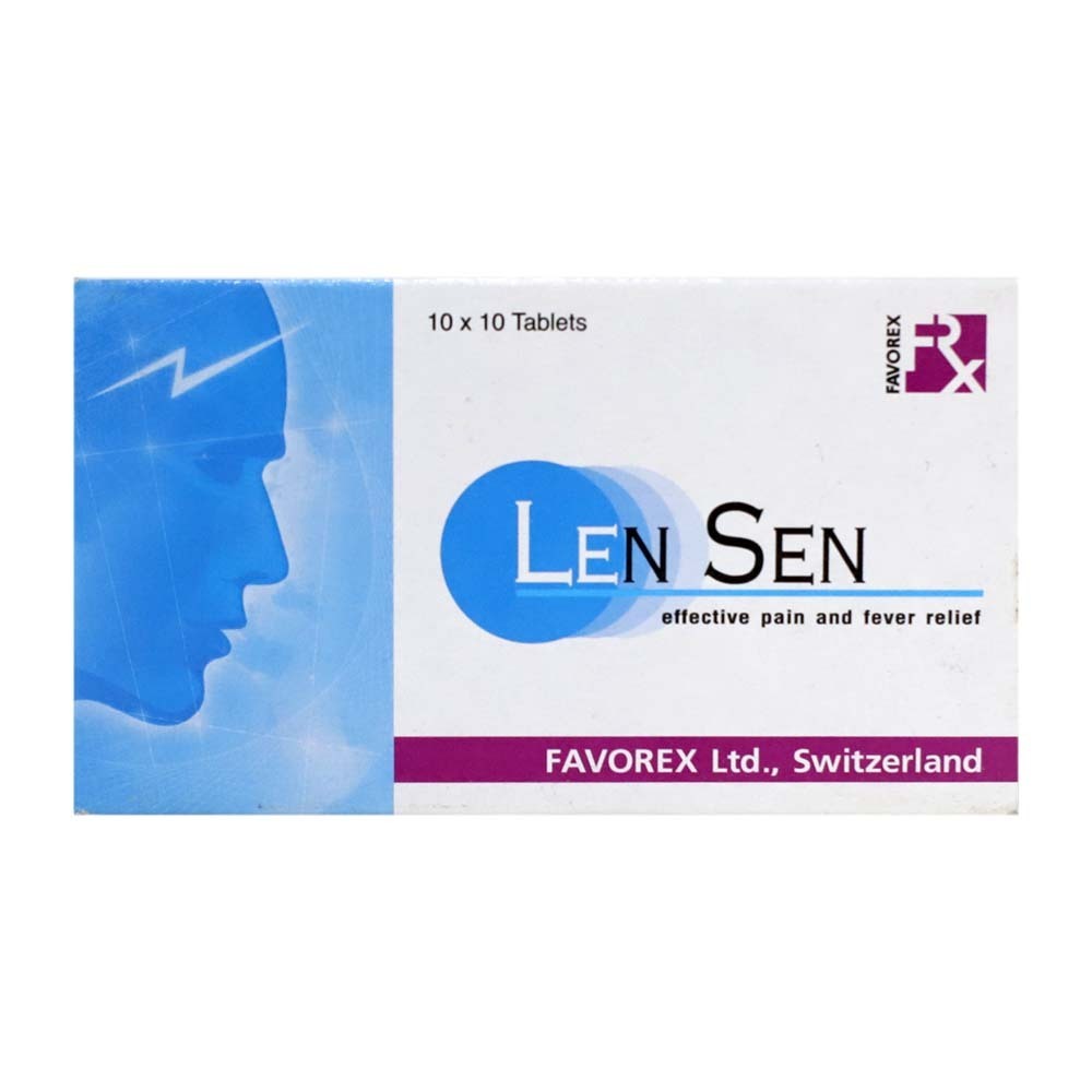 Len Sen Paracetamol 500MG 10Tablets