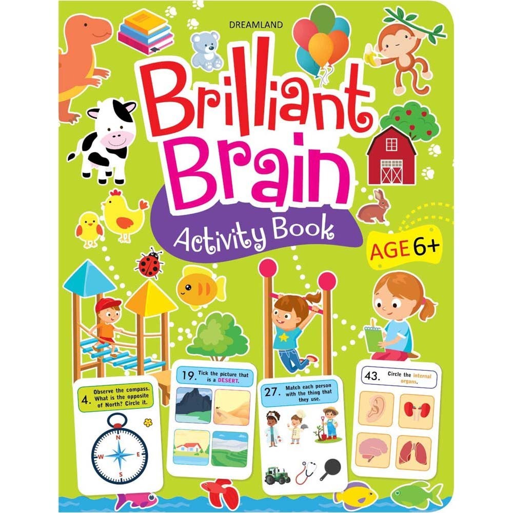 Brilliant Brain Activity Book (Age-6+)