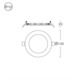 Lumax Recessed Panel Light 9W Daylight (Circle) Lux 20-A0545