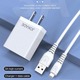 JB-014      Bingzhi series single port intelligent charger set (US Standard) (Lighting) White