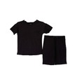 Max & Mia Unisex Two Pieces Set TO770033-BK Extra Small