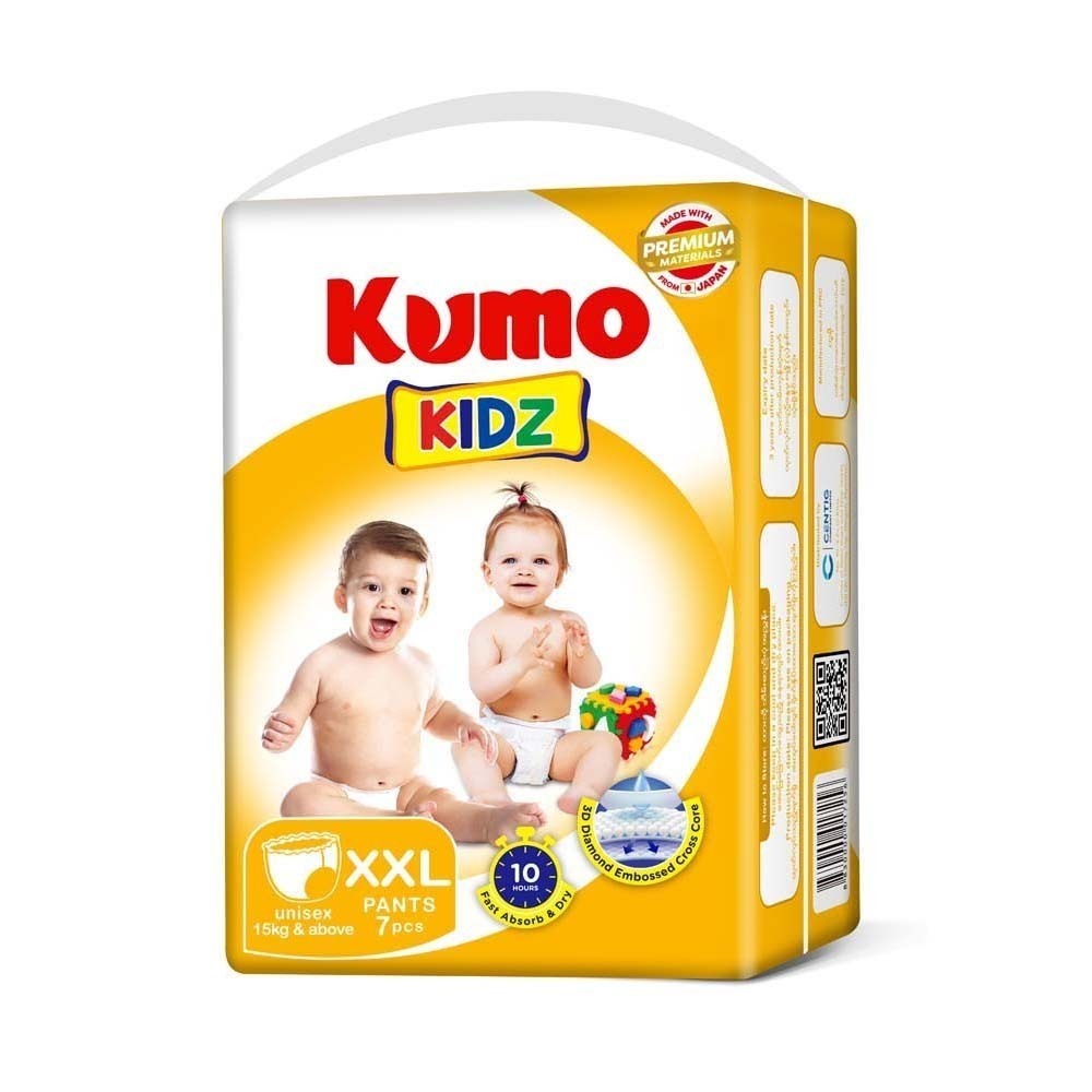 Kumo Kidz Diaper Pants 2XL  (1Pack-7PCS)