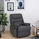 Furinbox  Riley Fabric Manual Recliner 1/S Gray