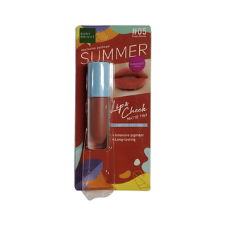 Baby Bright Summer Lip & Cheek Matte Tint 2.4G (06 Sunset)