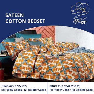 Cozy Sateen Bedsheet 6'x6.5'(King) 005