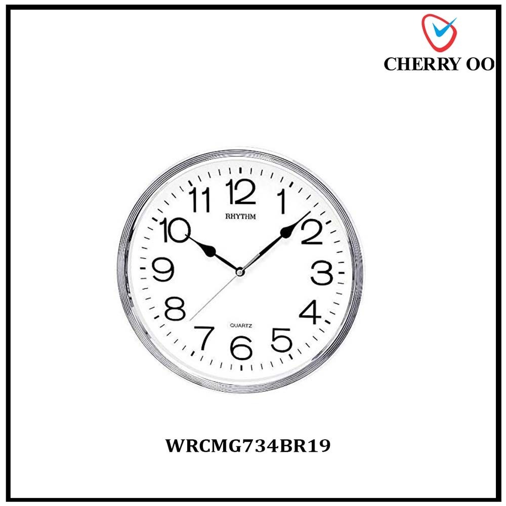 Rhythm Wall Clock WRCMG734BR19_Cherry Oo
