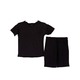 Max & Mia Unisex Two Pieces Set TO770033-BK Extra Small
