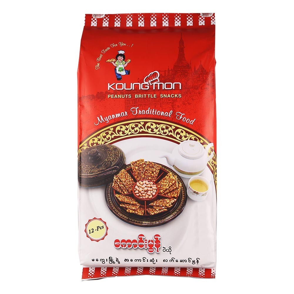 Kaung Mon Groundnut Brittle 250G