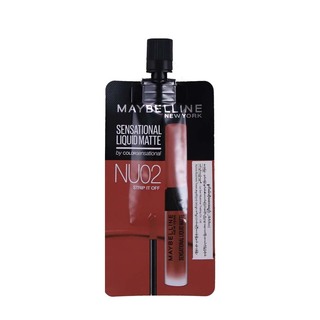 Maybelline Sensational Liquid Matte Lip 2ML NU01