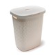 INP909-IV Lock & Lock Arianna Laundry Hamper With Lid 50LTR (Ivy)