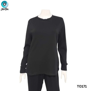 The Ori Women Long Sleeve Top Gray Large TO171