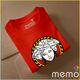 memo ygn Versace head unisex Printing T-shirt DTF Quality sticker Printing-Red (XL)