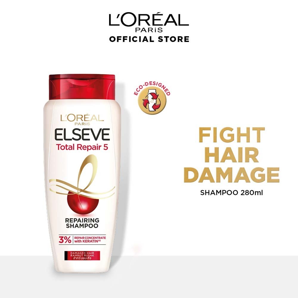 Loreal Total  Repair 5 Damaged Repairing Shampoo 280ML