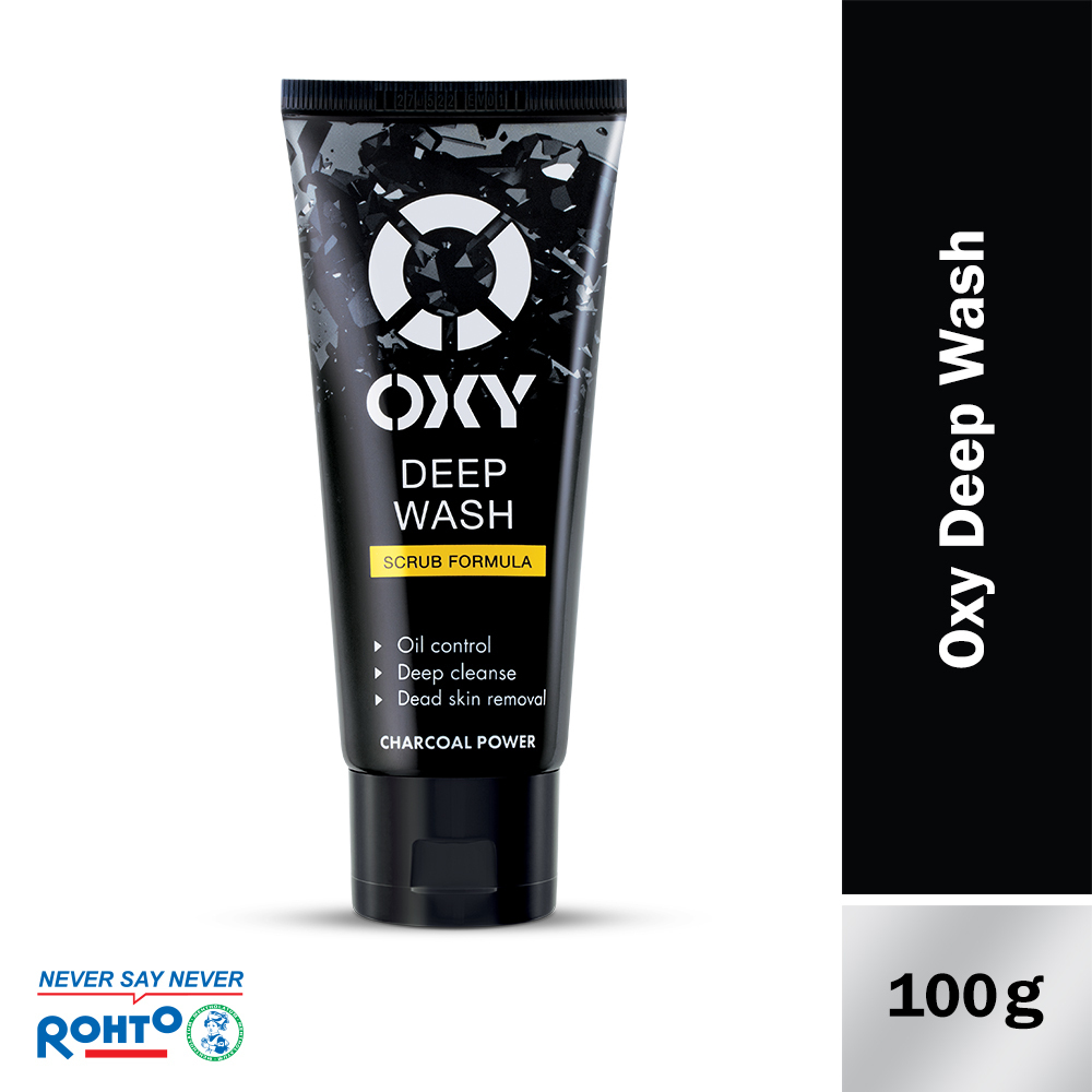 Oxy Men Deep Charcoal Power Facial Cleanser 100G